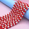 Pulsera de hongo pequeño con puntos de esmalte de colores, collar de cuentas sueltas, accesorios para joyería DIY, materiales hechos a mano, venta al por mayor