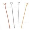 Alfinetes de Prata 925 em Formato de 9 para Conectores de Pulseira DIY Feitos à Mão, Acessórios de Joia, Alfinetes de Prata, Brincos de Pérola, Alfinetes com Cabeça T no Atacado