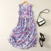 Vestido de Línea A Holgado de Estilo Coreano, Fresco y Juvenil, que Cubre el Vientre y Tiene un Dobladillo Ancho y Dulce