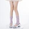 Calcetines para Mujer Primavera y Verano Delgados Apilados Color Dopamina Ins Trendy Estilo Japonés Jk Estilo Ballet Encaje Tubo Medio Cubrepiernas