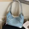 Bolso de Mezclilla para Mujer de Gran Capacidad 2025 Bolsos Nuevos Bolso de Hombro Versátil Bolso Mensajero Tote para Salidas Casuales al Trabajo