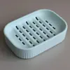 Jabonera Grande para Jabón de Lavar, Soporte para Jabón con Drenaje, Caja de Jabón Grande Estilo Nórdico, Bandeja para Jabón de Hogar