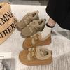 Zapatos de Algodón con Suela Gruesa para Mujer, Calzado de Invierno para Exterior, Nuevos Zapatos de Algodón Slip-On para Nieve Moda 2026, Botas de Felpa Retro