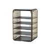 Caixa de Armazenamento para Xícaras de Chá Taças de Vinho Quadrada Transparente para Desktop Ajuste em Armário Mesa de Jantar Armário de Cozinha Rack de Armazenamento para Copos