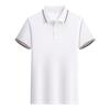 3508 encaje de imitación de algodón fino cuello de solapa camisa polo de verano para hombre y mujer ropa de trabajo camisa publicitaria camisa cultural estampado de logotipo personalizado