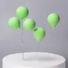 Globo de colores para decoración de pasteles, tarjetas, luz enchufable, arcilla, confesión, fiesta de cumpleaños, postre, disfraz
