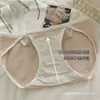 Calcinhas Femininas de Algodão Puro de Corte Alto 7A Antibacterianas com Virilha Estendida Estilo Esportivo Fresco Desejo Puro Sexy Tanga Atacado