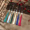 Colgante de abanico con borlas antiguas, directo de fábrica, con hebilla Ruyi Ping An, colgante antiguo, bricolaje, Hanfu, prensado.