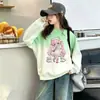 Sudadera infantil con forro polar, nuevo estilo primavera/otoño 2026, top de manga larga inspirado en la dopamina para niñas, ropa infantil al por mayor, dropshipping disponible