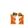 Yunqi Hao Yiran Pegatinas de Muñeca de la Suerte Personalizadas Muñeca de Año Nuevo Pegatinas para Puerta Material Pareados Mercancía de Celebridades Soporte para Fans Nuevo