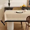 Mantel estilo vintage, impermeable y a prueba de aceite, mantel de comedor sin lavado, nuevo modelo 2025, mantel para mesa de centro, lujo ligero con un toque de alta gama, mantel retro