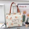 Bolso de hombro único de lona para mano bolsa de almacenamiento para revisión de maternidad bolsa con cremallera para embarazo bolsa para revisión de maternidad bolsa de datos bolsa de lona venta al por mayor
