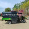 Camión de basura eléctrico de tres ruedas camión de saneamiento cubo colgante autopropulsado autodescargable propiedad de calle cubo colgante camión de basura compactador autopropulsado