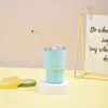 Copo de Destilado Personalizado 2oz, Copo com Canudo para Bebidas Geladas, Novo Mini Copo Térmico de Aço Inoxidável 304, Copo de Carro, Copo Pequeno de Água