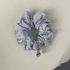 Scrunchie Plissado Listrado Simples Estilo College para Mulheres, Elástico de Cabelo de Alta Qualidade Estilo Coreano, Novo Acessório de Cabelo para Rabo de Cavalo