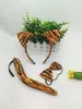 Actuación del Día del Niño accesorios de dibujos animados orejas de gato gatito animal tres piezas accesorios para el cabello diadema