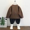 Suéter para Niño Streetwear Elegante Otoño Invierno 2025 Nuevo Tejido de Punto Grueso de Invierno de Moda para Niños