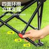 Wenyan Sillón Reclinable Plegable para Exterior Portátil para Camping Silla con Respaldo y Reposapiés Ajustable Silla Luna