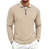 Moletom de manga longa masculino estilo americano outono 2026 com padrão de osso de cobra texturizado, malha elástica, gola semiaberta, estilo casual extremo