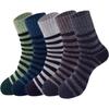 Calcetines de invierno para hombre, gruesos y cálidos, con forro polar, de toalla, de rizo, para exteriores, para montañismo