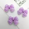 Llavero de lazo pequeño de resina DIY para hacer carcasas de teléfono móvil, parches de lazo para tocado, varios accesorios de joyería versátiles