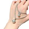 Colgante de Perla Blanca Australiana Lágrimas de Sirena, Collar de Perlas de Concha, Collar Desmontable Estilo Louvre Antidesvanecimiento
