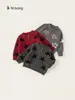 Colección de Suéteres para NiñosSuéter de Punto Suave y Acogedor para Niño Pequeño, Tejido de Punto Rayado para Bebé, Suéter para Niño con Manga Raglán