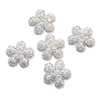 Tecido Não Tecido Adesivo Termocolante Coração Coroa Borboleta Flor de Cinco Pétalas Decoração de Roupa Acessórios DIY Pérolas Artificiais Strass