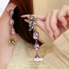 Brincos Vintage Agulha de Prata Nicho Luxo Acessível Brincos High-End Brincos Elegantes Atacado Feminino Atacado de Fábrica