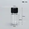 Em estoque 50ml 60ml 100ml 200ml frascos plásticos de ombro reto com tampa de rosca PET frascos para dispensar líquidos frascos de amostra selados