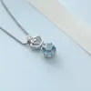 Colar de coroa de prata personalizado corrente de clavícula feminina japonesa e coreana 925 pingente de prata namoradas presente presente de aniversário jóias