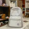 2026 Mochila Nueva Casual Bolsa Escolar Mochila de Gran Capacidad para Mujer Mochila para Estudiante Universitario de Alta Gama Transfronteriza de Moda