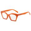 Óculos de Leitura Bjyx com Hastes Molas e Rebites Florais Multicoloridos, Marca de Luxo Acessível, Lentes Planas Anti-Luz Azul e Armação Grande