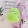 Pingente de pelúcia monstro de um olho fofo ins boneco de neve chaveiro menina estudante mochila atacado