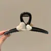 Atacado de acessórios de cabelo Dongdaemun Coreia: Grampos de cabelo da nuca da moda para mulheres, presilhas tubarão de alta qualidade e requintadas
