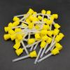Cabezal mezclador de caucho de silicona dental material de película de impresión de caucho de silicona cabezal mezclador corto desechable cabezal transportador de silicona nuevo