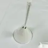 Soporte de papel de prueba de fragancia de aceite esencial, soporte de prueba de aroma blanco lechoso con 12 ranuras, soporte de exhibición de metal acrílico para prueba de fragancia