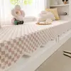 2025 Novo Tapete para Bay Window de Outono e Inverno com Formato Especial Simples Moderno Lavável à Máquina Tapete para Peitoril de Janela Antiderrapante Quente Espessado Tapete para Varanda