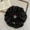 Anillo para el Cabello Doble Cremoso Estilo Ins Coreano Clásico Lindo Color Sólido Chica Dulce Accesorios para el Cabello Plisados Dulces Anillo para el Cabello