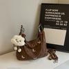 Bolsa Feminina Grande Capacidade Transfronteiriça Outono/Inverno 2026 Nova Casual Versátil Ombro Transversal Bolsa para o Dia a Dia Bolsa Dumpling