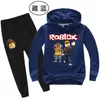 Ropa Infantil Transfronteriza Roblox Sudadera con Capucha para Niños Talla Mediana y Grande + Conjunto de Pantalón Jogger y Sudadera Amazon Kids