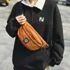 Bolsa Transversal para Homens, Bolsa de Peito de Marca da Moda, Pequena Bolsa de Ombro Estilo Japonês para Trabalho, Bolsa de Cintura Esportiva Casual, Mochila de Nicho, Bolsa de Ombro Única