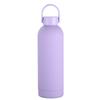 Botella Pequeña de Boca de Acero Inoxidable de 350 ml Cuidadosamente Seleccionada para Hombres y Mujeres, Taza Térmica con Asa Grabada, Botella de Agua Portátil para Deportes al Aire Libre