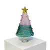 Árvore de Natal Extra Grande Enrolada em Arame, Árvore de Natal de Vidro de Zibo, Artesanato em Vidro Lampwork, Enfeites, Presentes