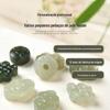 Acessórios Pequenos Esculpidos em Jade Hetian Natural Personalizados de Fábrica DIY Acessórios Pequenos Pulseira Personalização de Joias