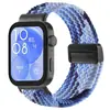 Qingfeng É Adequado para Huawei Watch Fit5/4/4Pro/3/5Pro Pulseira de Relógio de Nylon com Fivela Magnética de Metal Tecido