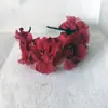 Acessórios de Cabeça Transfronteiriços Guirlanda Artificial Noiva Tela Grande Gaze Flor Faixa de Cabelo para Meninas Rolo de Cabelo Núcleo de Flor Faixa de Cabelo com Flor Acessórios de Cabelo para Performance