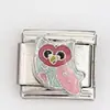 Nova Série de Pulseiras Modulares Estilo Italiano Série Pássaros Montagem Personalizada da Corrente