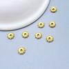 Cuentas espaciadoras de plata de ley s925, receptáculo espaciador de plata, espaciador de plata, accesorios DIY para suéteres, joyería, material hecho a mano, soporte para cuentas