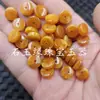 Contas Fluorescentes Flutuantes de Cera de Abelha Jade para Água Salgada Contas Soltas Amarelo Óleo de Galinha Artificial Contas Espaçadoras de Cera de Abelha Velha Acessórios para Joias